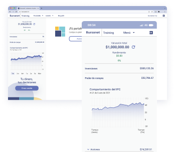 Alerta mobile de trading en Bursanet